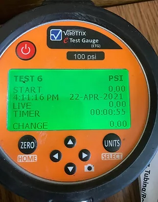 Vaetrix ETG timed test mode
